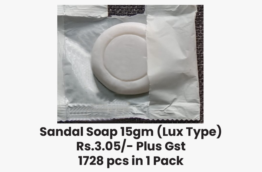Sandal Soap 15gm (Lux Type) (1728 pcs)